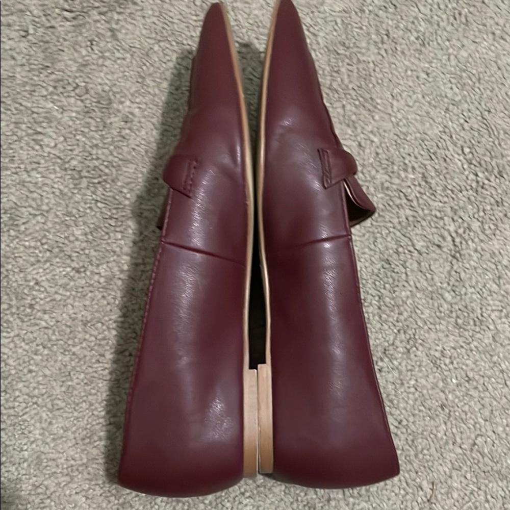 Nordstrom Maroon Flats - Picture 3 of 4